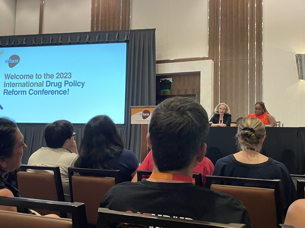 bmwiese's tweet image. International drug policy reform conference 2023. Beyond grateful to get to listen to @noradvolkow about the future of harm reduction funding and ending stigma @DrugPolicyOrg @ReformConf 🖤 #EndTheDrugWar #SupportNotStigma