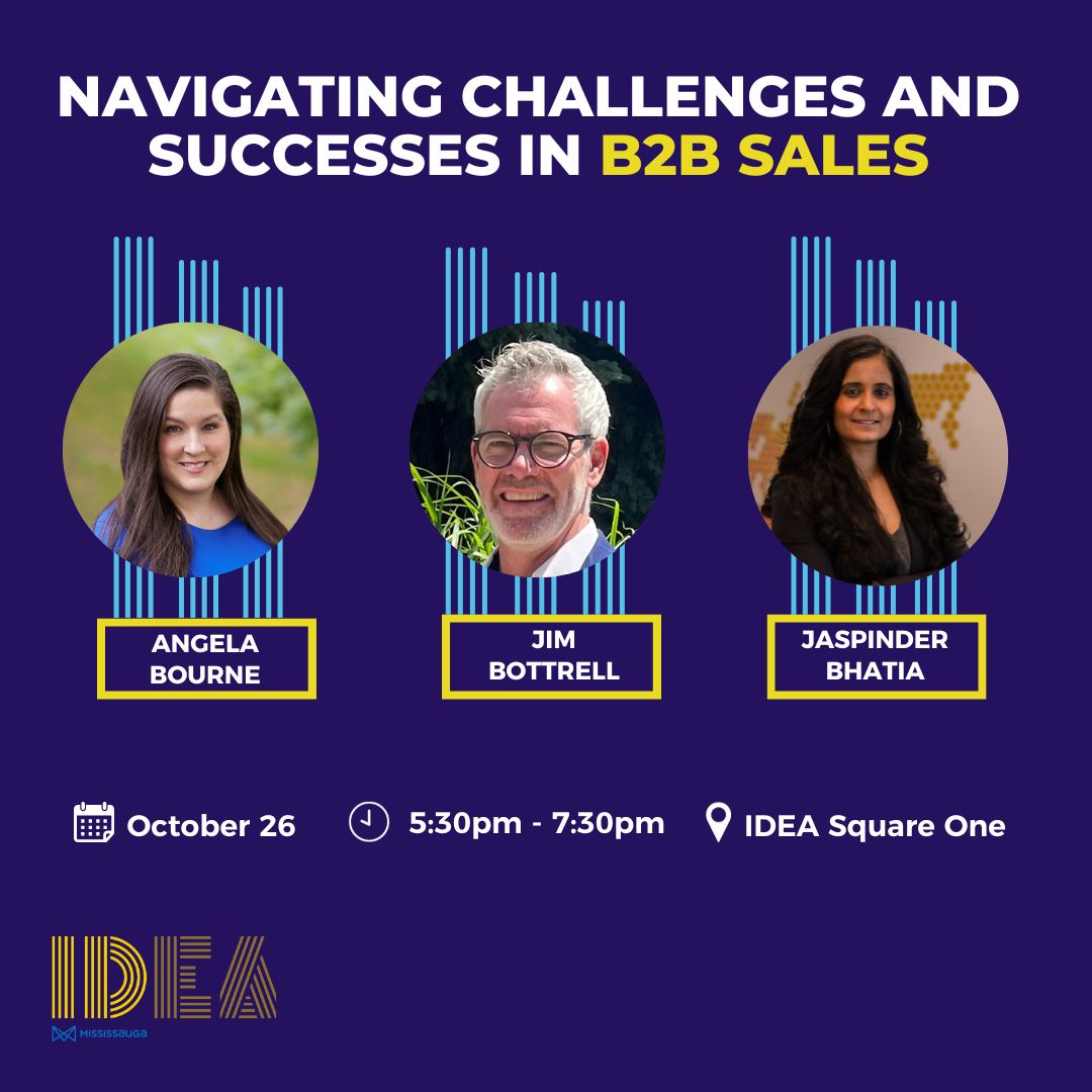 IDEAmississauga's tweet photo. MEET OUR PANELISTS! Make sure to join our expert panelists for an engaging discussion that dive into the nuances of B2B sales, from prospecting and relationship-building to closing deals and fostering long-term partnerships.

Register now:
https://t.co/TdQRA5CtKT https://t.co/7p9JWClylv