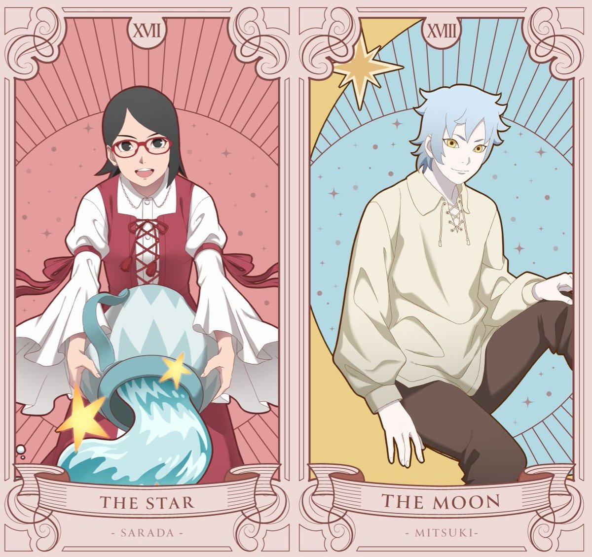 HourlyMitsusara's tweet photo. #Mitsusara The Star and the Moon ⭐️🌙
#MitsuSaraWeek #MitsuSaraWeek2024 https://t.co/ZStBgwEmZl