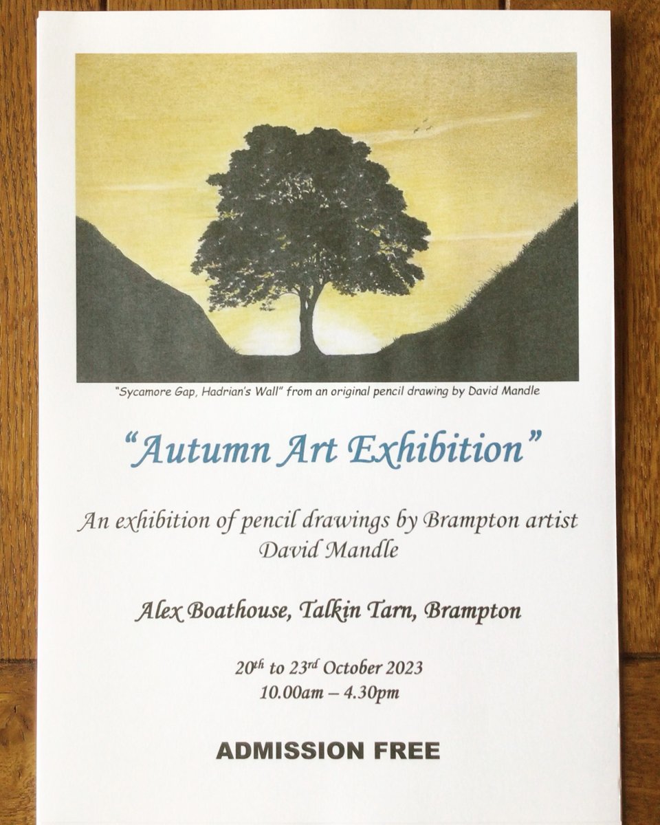 All set for my autumn art exhibition starting tomorrow at Talkin Tarn near Brampton - with or without storm Babet! 😂#art #pencilart #pencil #brampton #Cumbria #cumbrialife #etsyshop