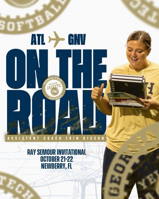 Coach Dixson is hittin’ the trail down in Florida this weekend 🚙💨 Drop your schedules below ⤵️ #StingEm x #BeGold