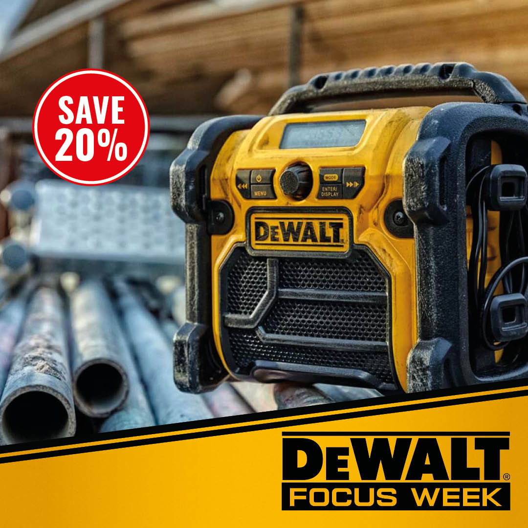 its_co_uk's tweet image. DEWALT FOCUS WEEK - HOT DEAL 🔥

Dewalt DCR020 XR Compact DAB Radio - Body - JUST £95.82 + VAT 

its.co.uk/pd/DCR020-Dewa…

#Dewalt #FocusWeek #ITStools #Offer #Radio #DAB #DewaltRadio