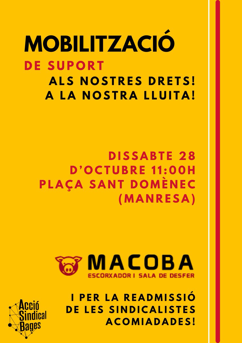 Acció Sindical Bages tweet media