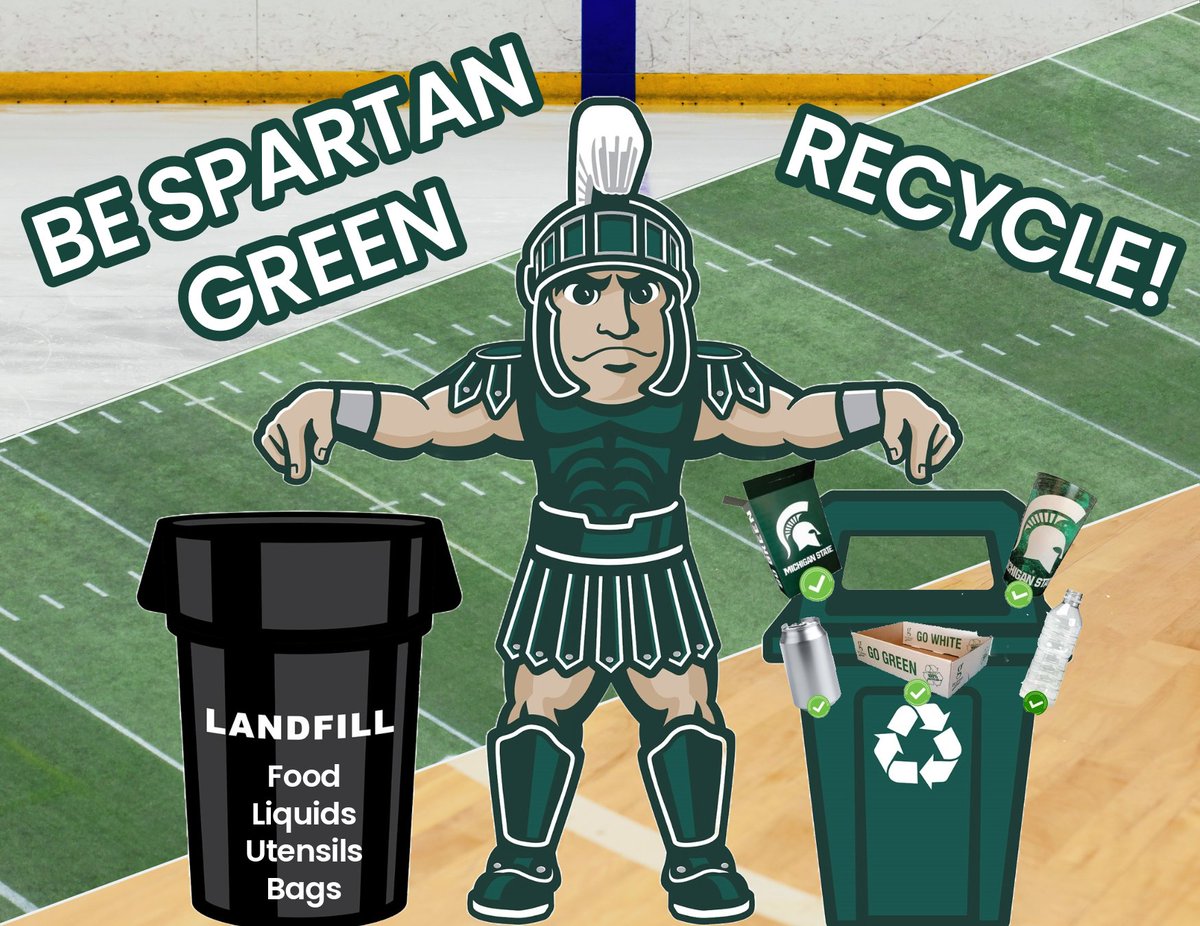 MSU Recycling tweet media
