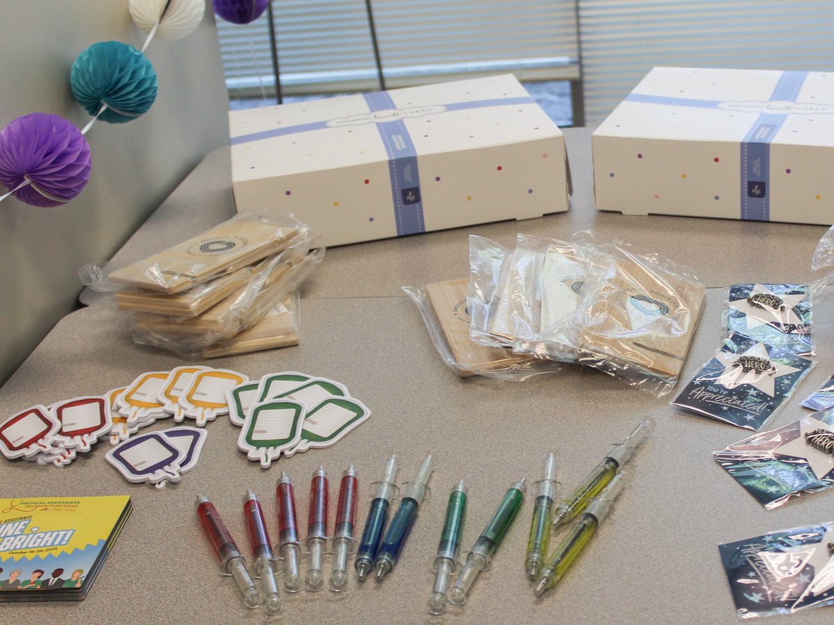 ECPIUniversity's tweet image. The celebration continues! Our Charleston campus recognized their Medical Assisting students and faculty with special eats and gifts this week. #MARecognitionWeek #ECPI #MyECPI