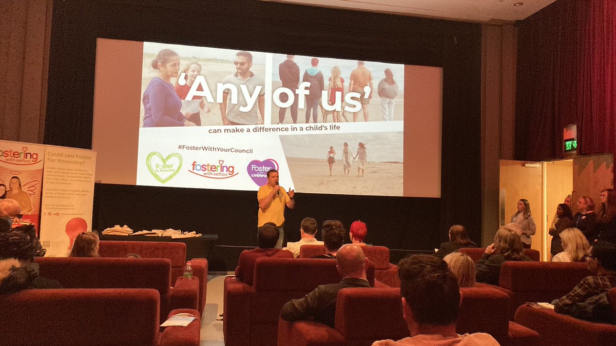 Today we joined Knowsley fostering team and @SeftonFostering to launch “Any of us” our new collaborative film. Local organisations attended to hear how they can help us support the 2,500 children in our care across the three Councils. #FosterForYourCouncil #Anyofus