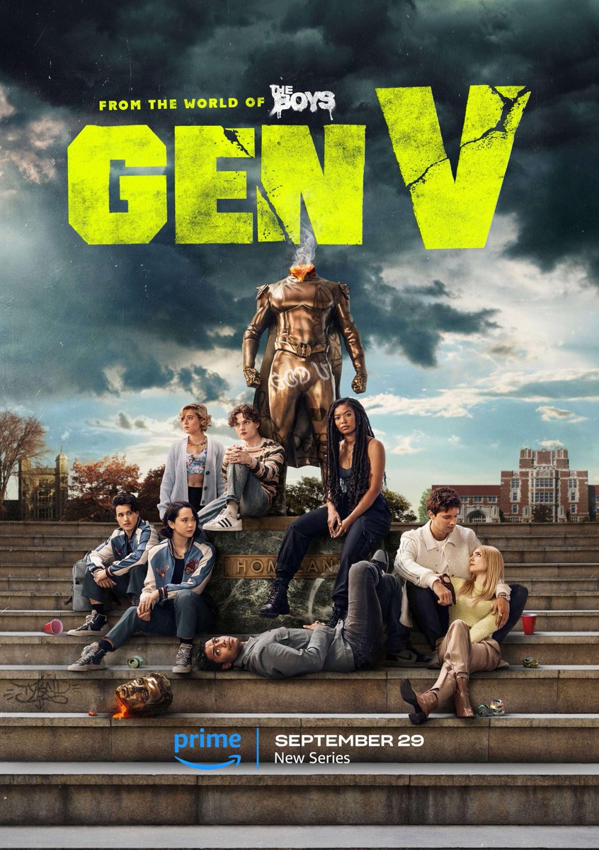 Only 5 episodes are out thus far, but I like #GenV. Didn't expect much, given the high bar set by #TheBoys (its parent show), but so far, so good. It's obviously meant to appeal to a younger demographic (that that of #TheBoys), but it still ticks a lot of boxes. 7/10