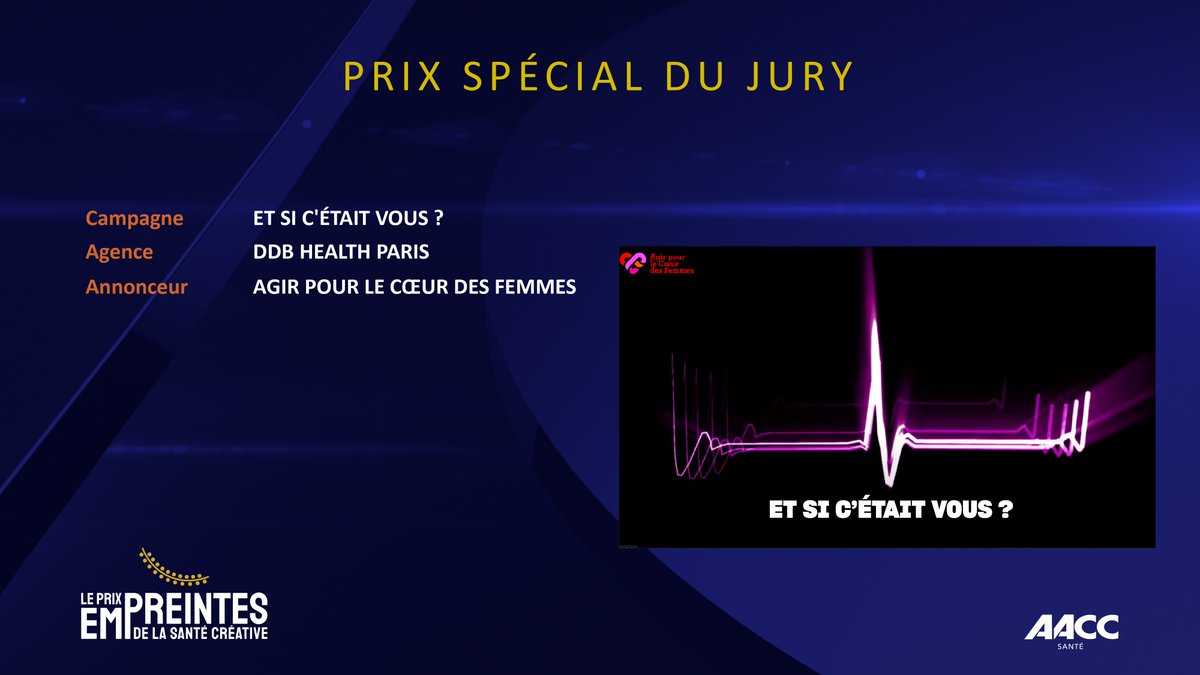 Jean-Philippe Dubois, <a href="/ServiceplanFR/">Serviceplan Group France</a>, remet à la campagne « Et si  c’était vous ? », d'Agir pour le Cœur des Femmes et <a href="/DDBHealthParis/">DDB Health Paris</a>, le  Prix Spécial du jury #Empreintes2023