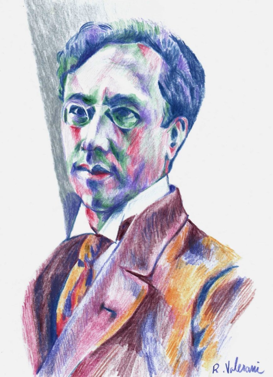 'Portrait of Vasilij Vasil'evič Kandinskij' 

pastels on paper 2023🖍️
#DISCOVERART #ARTFOLLOW