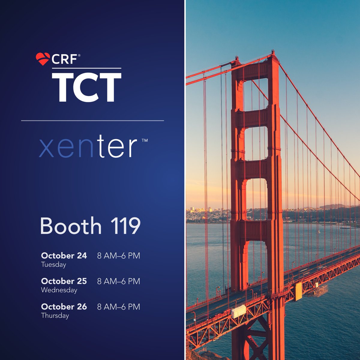 XenterCorp's tweet photo. We're headed to @crfheart #TCT2023 in San Francisco to unveil Xenter’s latest advances in Physical Intelligence research! Please stop by Booth 119 or send us a message to set up a time for an in-person meeting.
#CardioTwitter https://t.co/YI3MM4SU4s