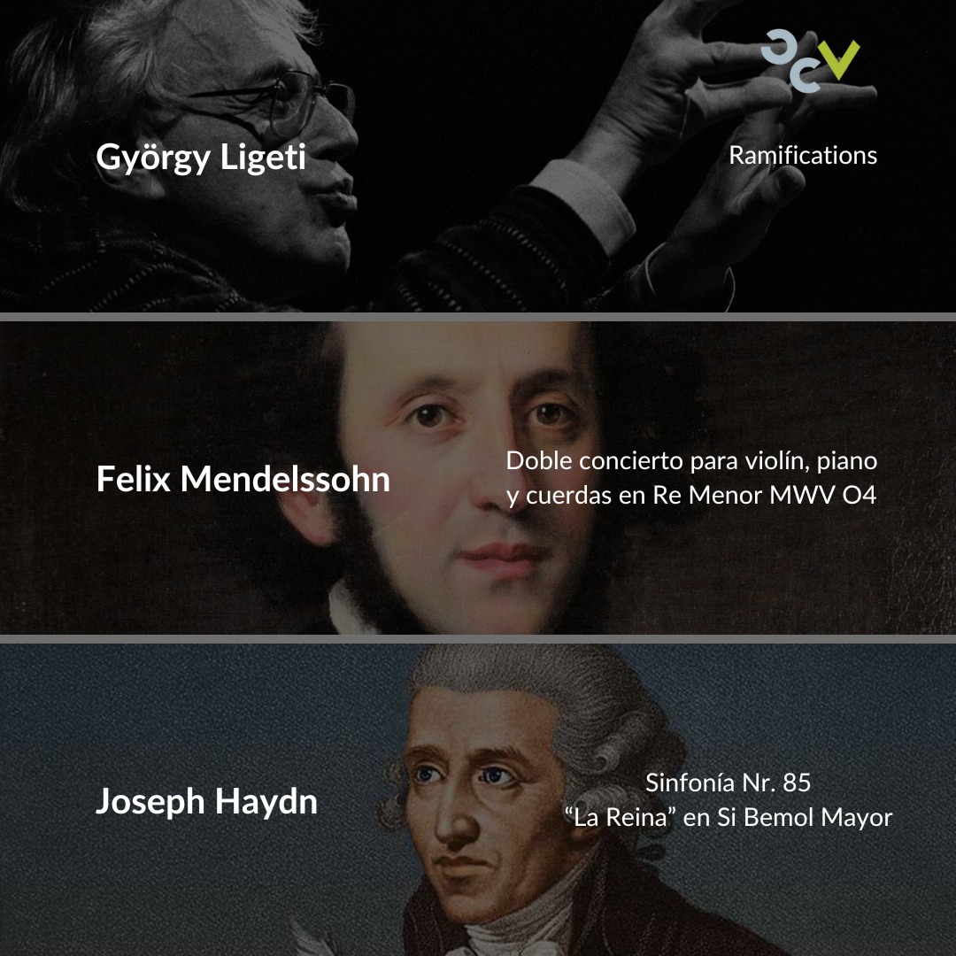 MAÑANA y el sábado, disfruta del concierto Ramificaciones a las 20:00 hrs. ¡Entradas ya disponibles!

Viernes en Aula Magna UACh: tinyurl.com/3zm59t9e

Sábado en Teatro Cervantes: tinyurl.com/5n7kp2sv.