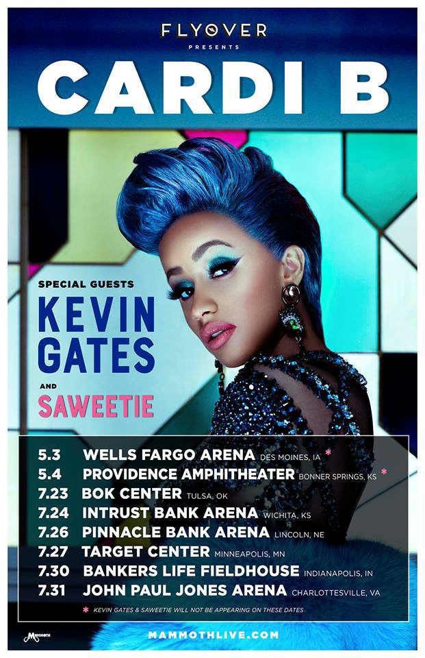 itsKenBarbie's tweet photo. FUN FACT: Cardi B was the HIGHEST grossing female rapper on tour in 2019 earning $12.3 MILLION in just 9 ARENA shows for an average gross of $1.36M a show.

The ONLY female rapper to EVER avg $1M or more per show. Are you looking forward to Bardi hitting the road in the future? https://t.co/NMsdgXFiEn