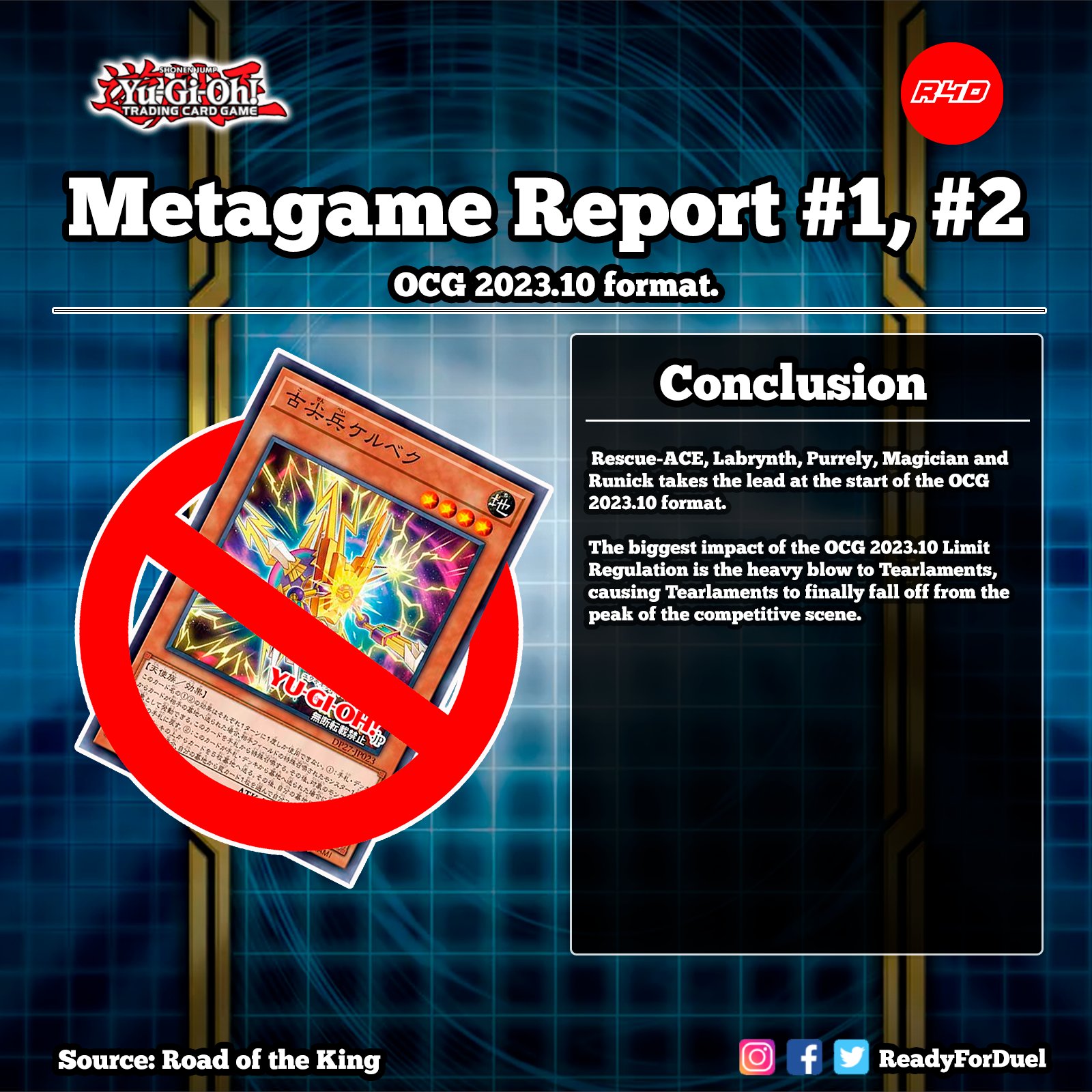 ReadyForDuel on X: OCG 2023.10 Metagame Report #1, #2   #遊戯王 #TCG #YuGiOh #MasterDuel   / X