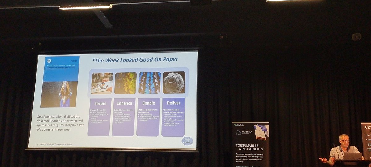 Digitisation of <a href="/CSIRO/">CSIRO</a> natural history #collections over 250 years will generate a major advance in collection use and unlock the potential of #collections to address global challenges
#ABNA2023GoldCoast