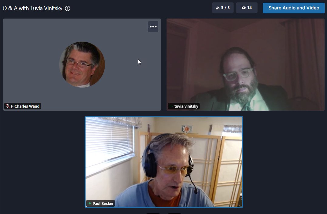 swfox's tweet photo. SWFox 🦊Session #2 ... is at the Truck Stop!!🤯Great session Tuvia! #swfox https://t.co/Cr19XEeLGG