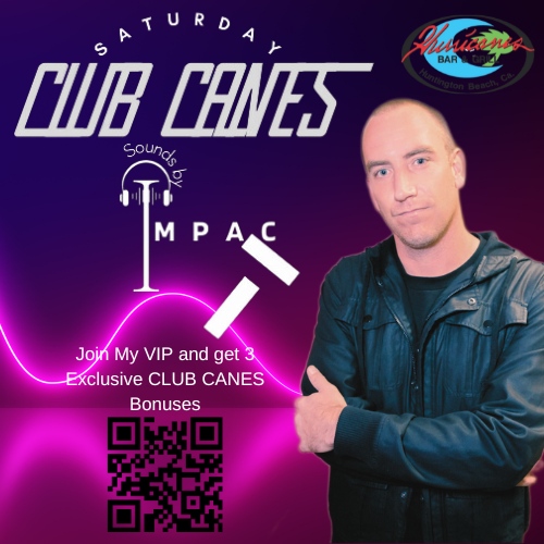 HurricanesBar's tweet image. Join the hurricane at Hurricanes Club Canes! 🌀🎉 HB's longest running dance party just leveled up with an epic VIP list. 

Don't miss out on shot packs and front of the line access. Get ready for an unforgettable night! 

Scan the QR Code or text CLUBCANES to 1/833/498-3810