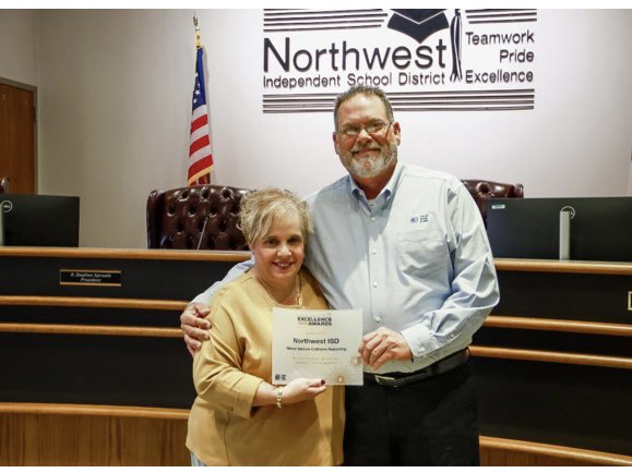 Did ya see the news??!! Our very own Kitty Poehler &amp; team earned the <a href="/tasbnews/">Texas Association of School Boards</a> Risk Funds award of Excellence. Her team is one of 7 of these prestigious awards given across the state! Well done, Kitty and crew! #welcomehome