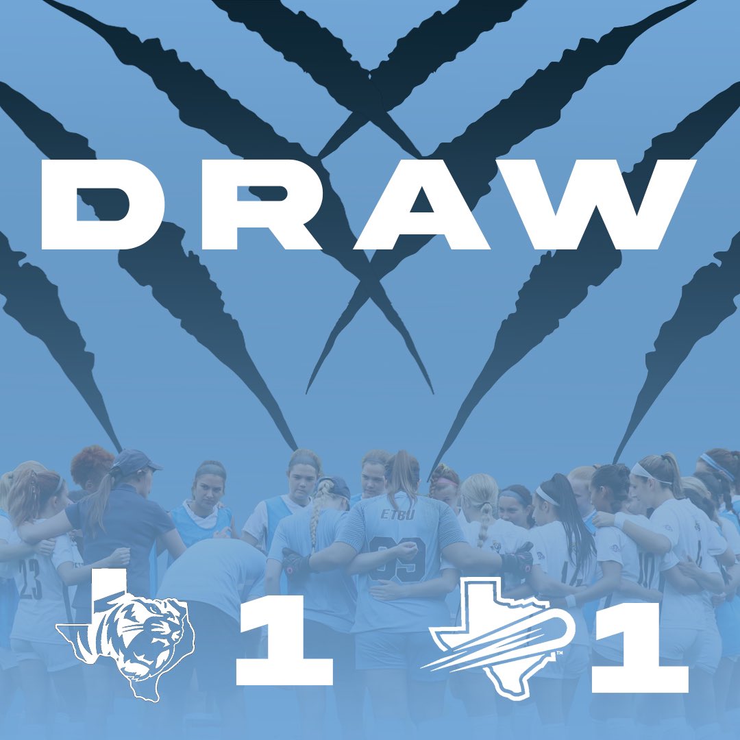ETBU_WS's tweet photo. Fought hard and found the draw

#TexasTigers
#WeAreOne https://t.co/2tYqaawWZK