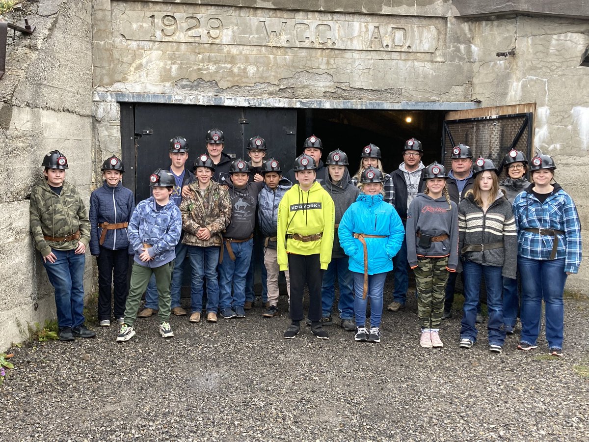 A fabulous field trip to the Bellevue Mine, Frankslide and Head Smashed In Buffalo Jump for Warren Peers Junior High students. A first hand look at some of our history.  Thank you to our drivers and planners.  #igniteminds