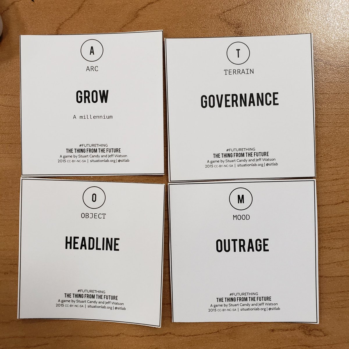 I love getting people to think of futures via The Thing from the Future.
#FutureThing