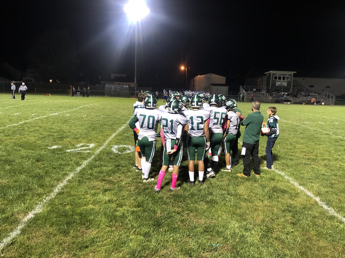 RMetzgerWTOV9's tweet photo. It’s halftime at Paden City. The 6-1 Wildcats lead Hancock (Maryland) 27-7.  Wildcats have already secured 1st winning season since 2001, also trying to make the postseason for the 1st time since that season. Currently 15th in Class A.  Top 16 get in. https://t.co/jzUTiZ8Ybc