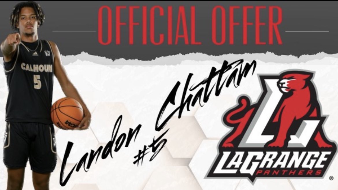 After a great conversation with <a href="/LCpanthersRUN/">Coach K. Wallace</a>  I’m Blessed to receive my 2nd offer from Lagrange!! <a href="/CalhounHoops/">Calhoun Basketball</a> <a href="/2PLAW/">Porter Law</a> <a href="/rufusralston/">cody ralston</a> <a href="/VinceLayson/">Vince Layson</a> <a href="/KyleSandy355/">Kyle Sandy</a> @LC_MBB