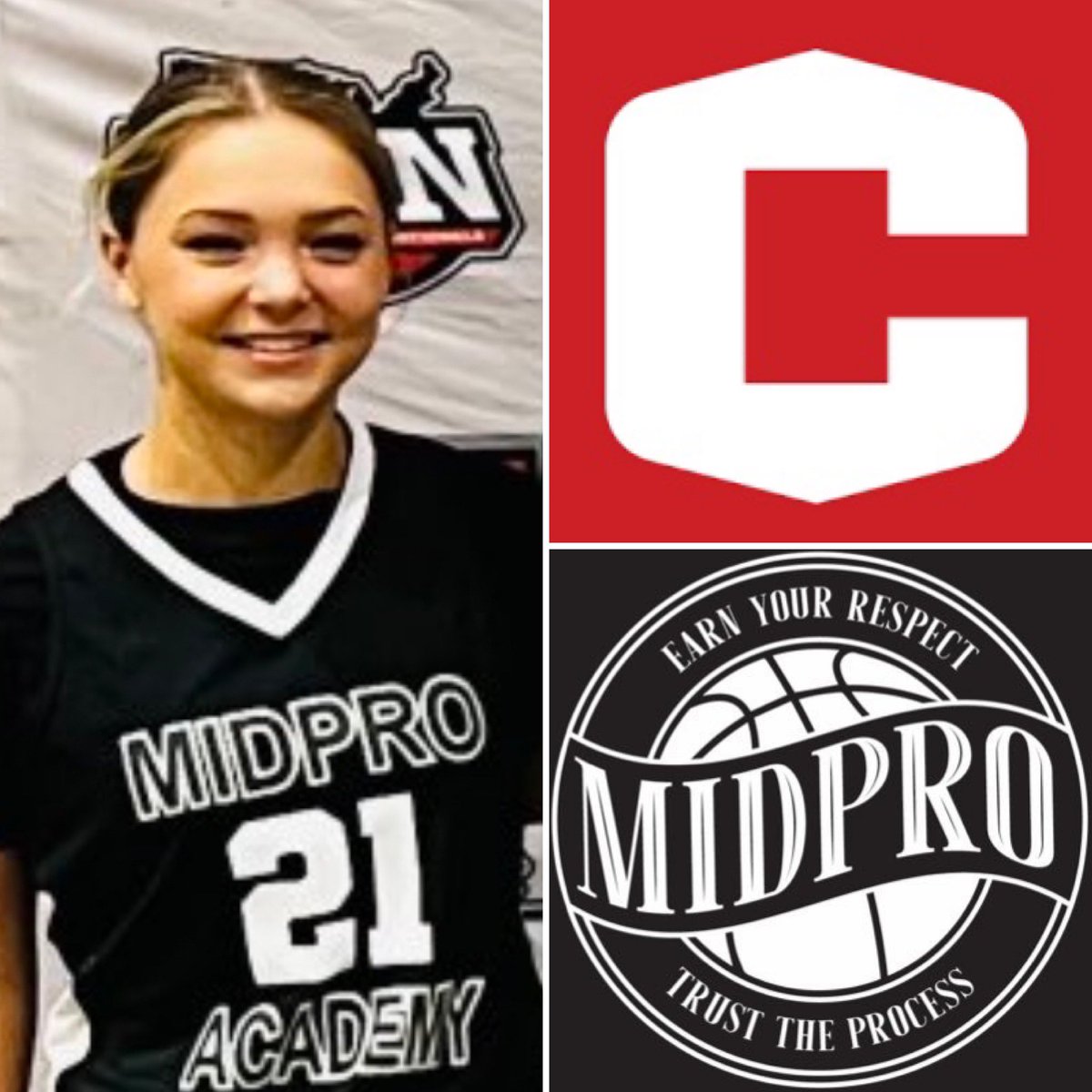 MidProGirls's tweet photo. 2024 G 5’4” @otaylor311 has received an athletic offer from Central College (D3) 

 #MidProFam #ThisIsWhatWeDo #TrustTheProcess #EarnYourRespect https://t.co/AxybGyJ2i2