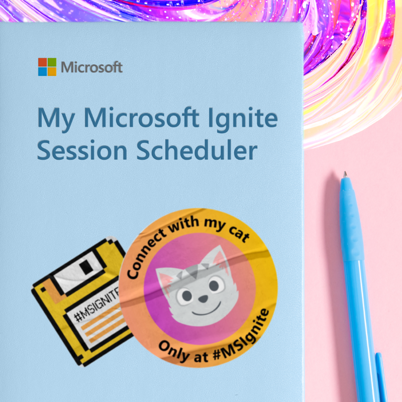 events_msft's tweet photo. Check out our #MSIgnite Session Scheduler, available starting today. 

P.S. Let us know if you spot any Easter eggs as you swipe through our scheduler. 

🛠️ Build out your schedule now: https://t.co/3QieQ95iGr