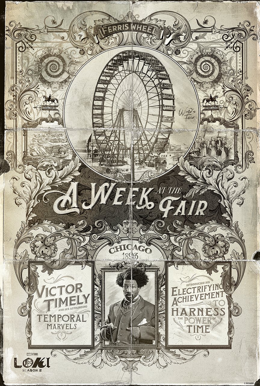 Creatieve Loki S2 posters op Disney Plus België