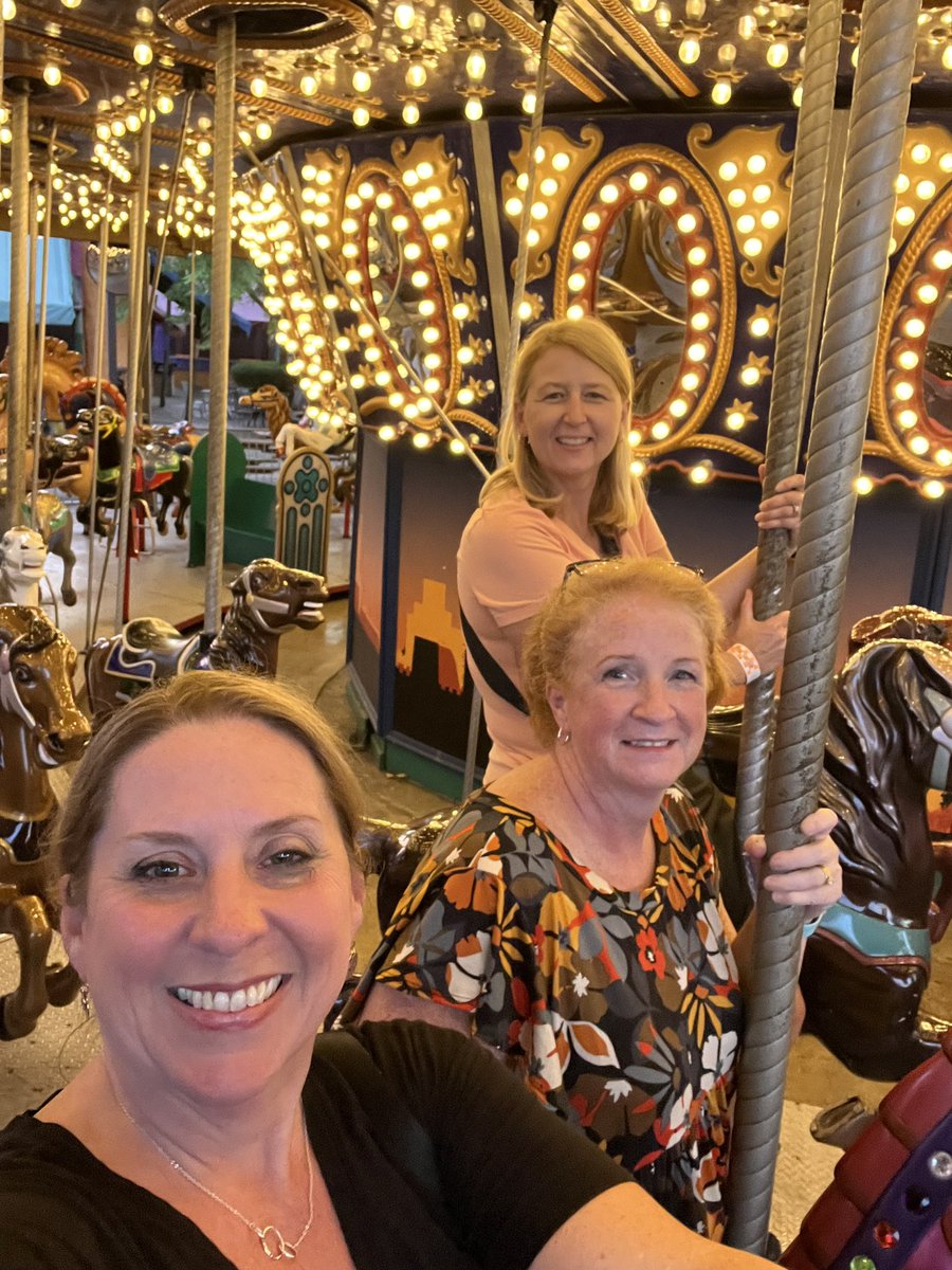 The traveling librarians on a wild ride. Work hard, play hard