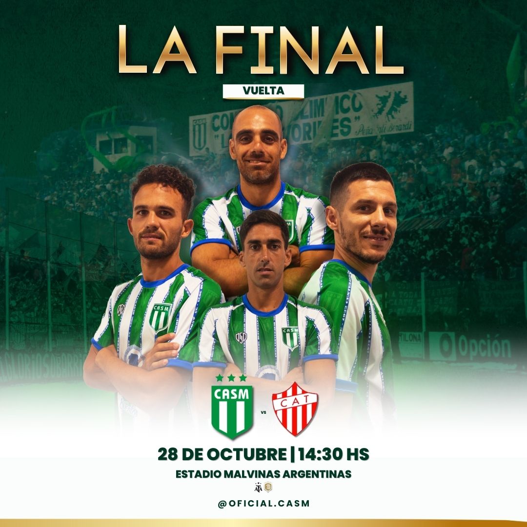 Club Atlético San Miguel on X: ¡El Sábado 28 jugamos la final en casa y el  Malvinas va a explotar! 🎟️Venta de entradas anticipadas para SOCIOS:  📆Lunes y Martes de 14 a