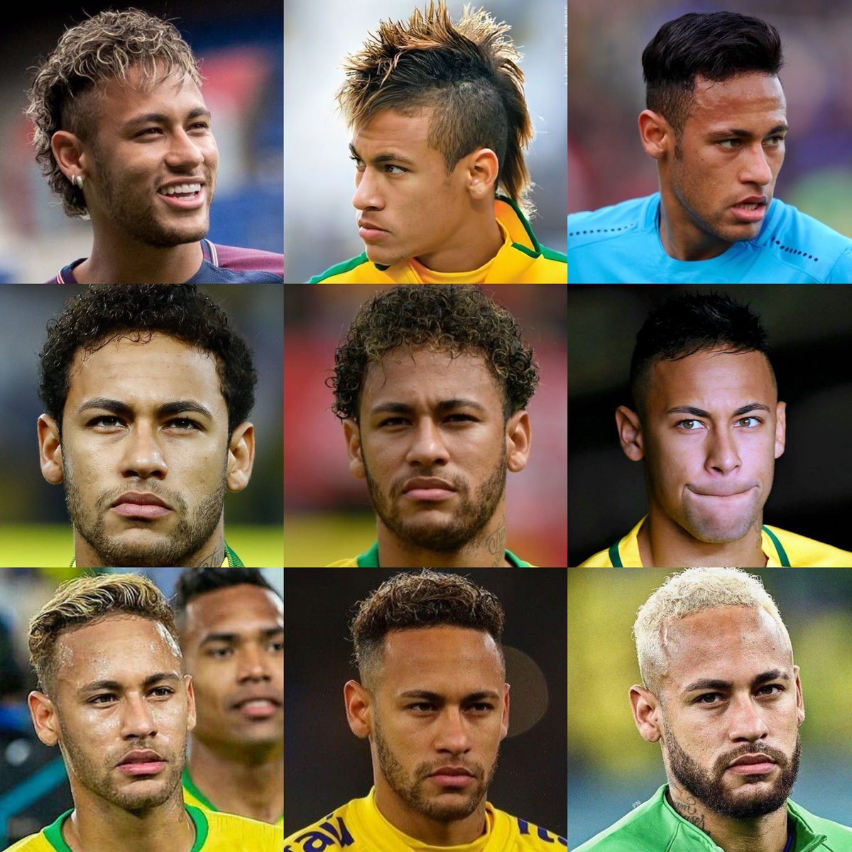 Elimine uma skin do Neymar por fileira, pt.2.