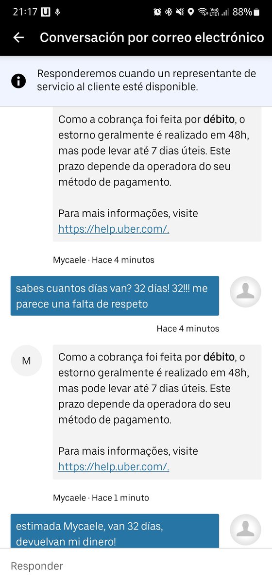 C_sevee's tweet photo. @tukiim @MSaldanas1 @Uber_Chile En mi caso ya van más de 32 días y eso es lo único que saben responder. https://t.co/4k61lKKAaJ