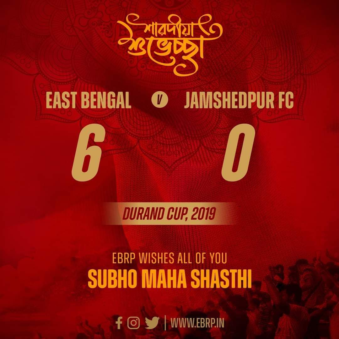 Chinmoy1920's tweet image. আজ হইল গিয়া ষষ্ঠী  !!

সবাই-রে দুর্গাপূজার লাল-হলুদ শুভেচ্ছা  🔴🟡

#EastBengal । #JoyEastBengal । #EBRP । #EASTBENGALtheREALPOWER @eastbengal_fc