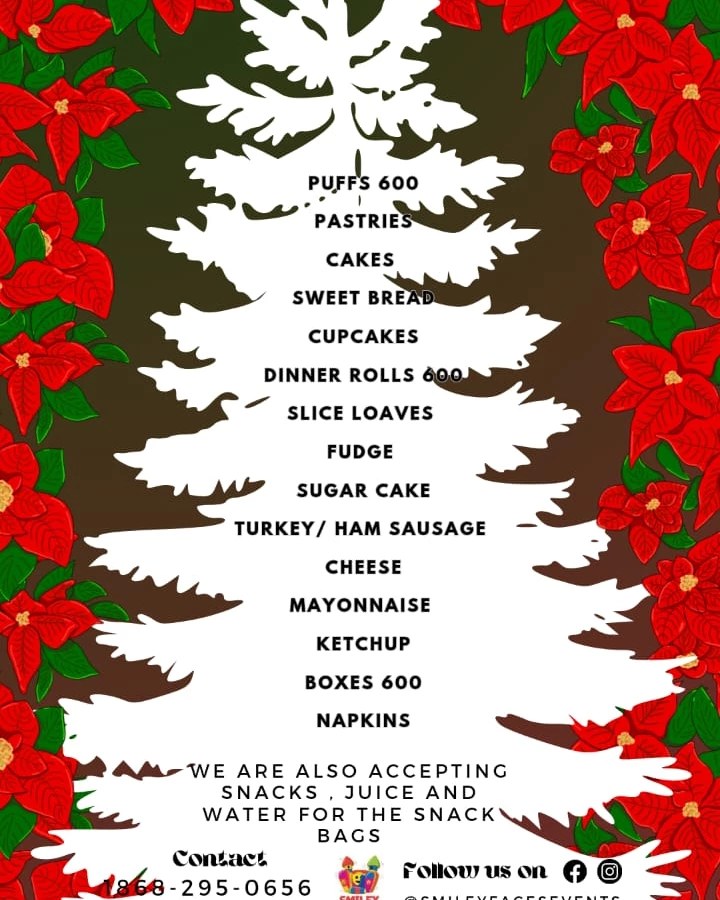 archieizahazz's tweet photo. Greetings all...
ANYONE WILLING TO CONTRIBUTE TO THIS
YEAR'S #SmileyFacesEvents CHARITY PLEASE CONTACT 295-0656 AND SHARE WITH YOUR FRIENDS & FAMILY!
#THANKYOU ๐
#christmas2023 #christmasgifts #CHRISTMASCARAVAN2023 #givingbacktothecommunity #10YEARSOFGIVING #10yearanniversary https://t.co/efTeEkAWmM