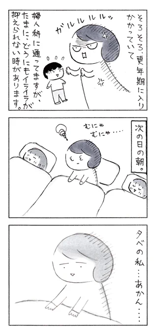 いろいろ気をつけながら、気長に更年期と向き合っていきたいです…。
1/2

#エッセイ漫画 #コミックエッセイ 