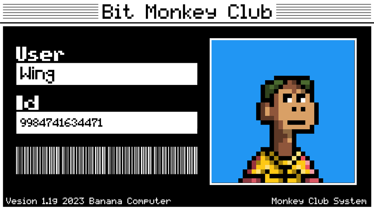 wing_sol's tweet photo. GM

Thanks @BitMonkeysClub for this nice arrangement of pixels. https://t.co/JVAJN3mjSe