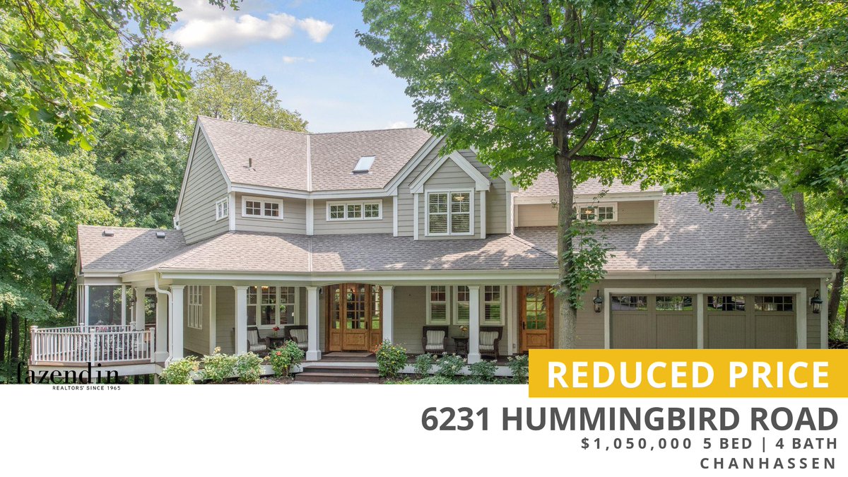 lpgroll's tweet image. 📍 Reduced Price 📍 This recently reduced home at 6231 Hummingbird Road in Chanhassen won't last long, so, don't wait to set up a showing! Reach out here or at (612) 202-2665 for more information!

Lynn Groll, MBA
Your Home is My B... homeforsale.at/6231_HUMMINGBI…