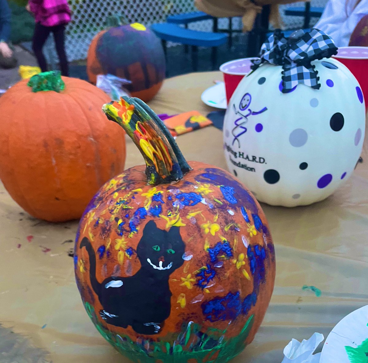 It was such a wonderful evening painting pumpkins with the <a href="/FightingHARD2/">Fighting HARD</a> foundation. Thank you to all of our student volunteers for helping make it an awesome event!  #WeAreHowell <a href="/BravermanHHS/">Jeremy Braverman-Howell HS Principal</a>