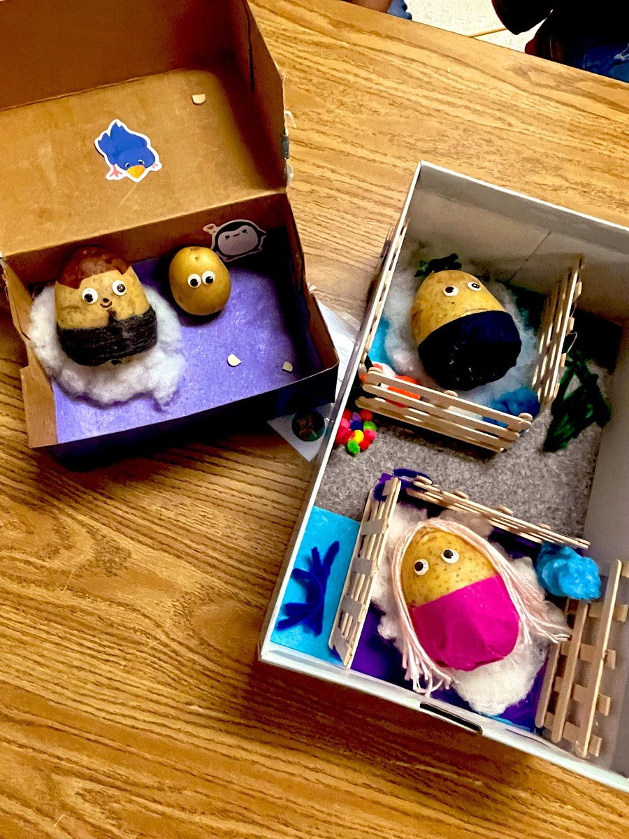 MrsRLHS's tweet photo. โค๏ธ these students and their excitement to create cute and cozy nurseries for their โbabies!โ Such fun!! @LHSKillough @lisdcte #todayatlhsk #BetheOne #potatobabyfun #humangrowthanddevelopment #CTE https://t.co/3KuAbKXh2W