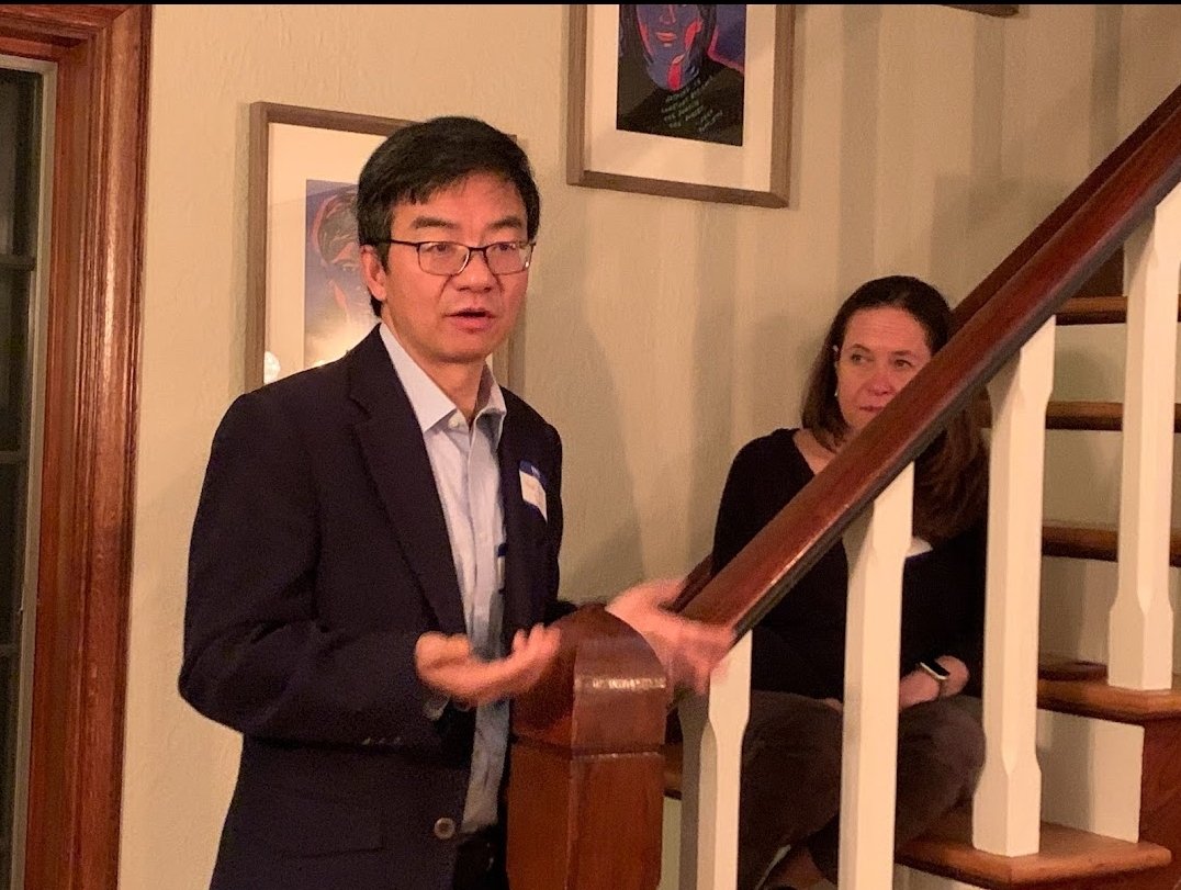 TeamWeihuaYan's tweet photo. Thank you to everyone who came to our final fundraiser of the 2023 cycle, and thank you to Dave Marcus for opening his home to us. The support we're seeing across the community has energized me for these final weeks of the campaign.

Together, we are going to win on November 7th. https://t.co/hwqtxuz0FL