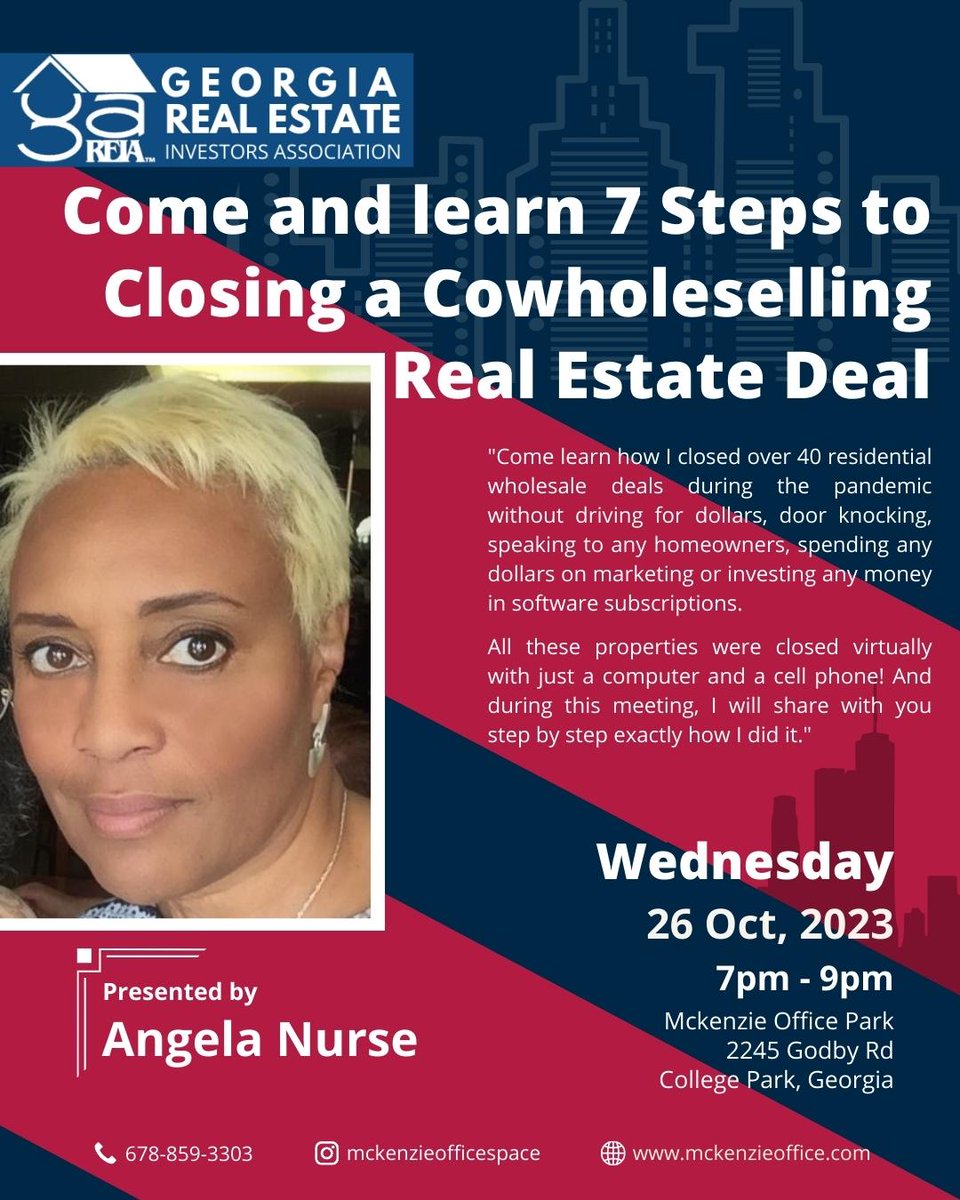 Join us on October 26 at 7 p.m. for our Southside meeting. Register at gareia.com/events/southsi…