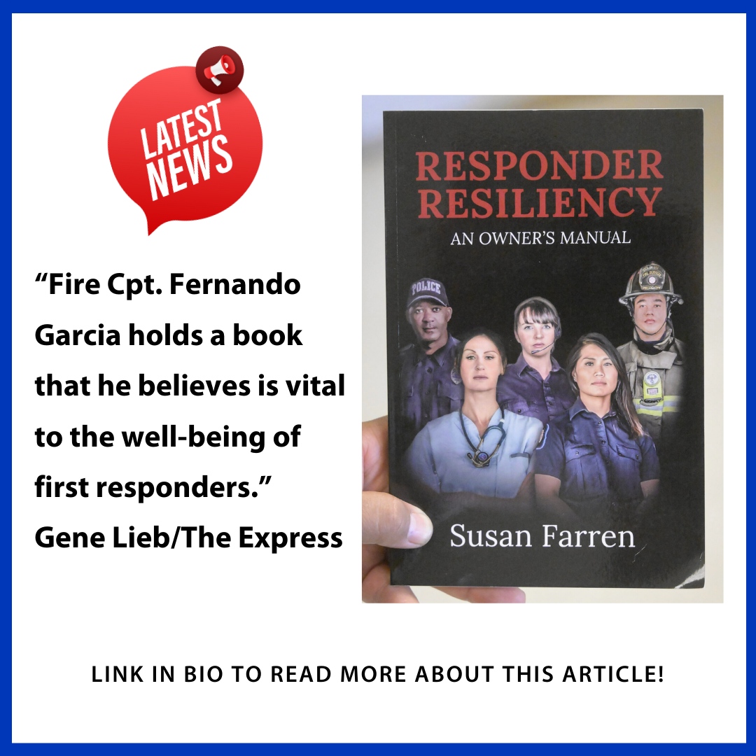 MEDIA ALERT!!! 

Link in Bio to see Captain Fernando Garcia featured in a Westside Express news article featuring our book, "Responder Resiliency - An Owner's Manual!" 

#mentalhealthmatters #mentalhealth #firstrespondermentalhealth #wellness #resiliency #TogetherToFightSuicide