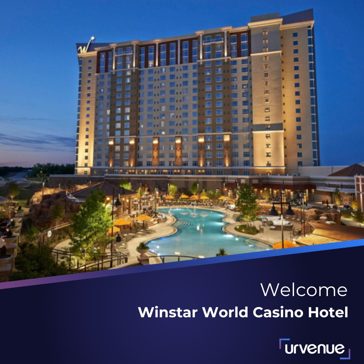 Welcoming <a href="/WinStarWorld/">WinStar World Casino and Resort</a> to our growing list of new customers!

With a commitment to exceeding your desires, your WinStar experience is sure to be an absolute win.

#UrVenueNewCustomer #UrVenue #PXMS #hospitalityindustry #WinStarWorldCasinoHotel #ElevateYourStay