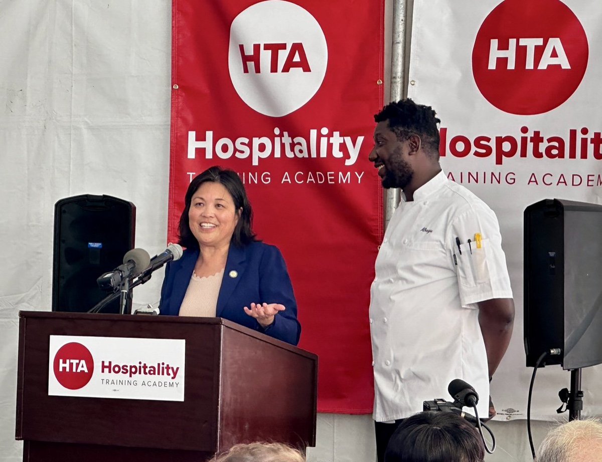 veryperceptiv's tweet photo. So proud of our partnership with NLG Communications and the Hospitality Training Academy (HTA) at today's event where Acting U.S. Secretary of Labor Julie Su, announced a nearly $3 million grant to the HTA in support of expanding access to great jobs in hospitality. Go HTA! https://t.co/bLoCDdT4W1