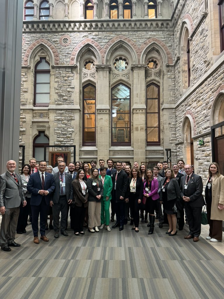 CanPolCongress's tweet photo. Young Polonia Leadership Summit is off to an amazing start! Great discussions with MPs @Irek_K, @dckurek, @tomkmiec, @viraniarif, @Yvan_Baker, @shuvaloy, @mferreriptbokaw, @_BryanMay, @TurnbullWhitby. Thanks also to @PierrePoilievre &amp; @FP_Champagne for the chat! #polonia #cdnpoli https://t.co/hed85qdhQ7