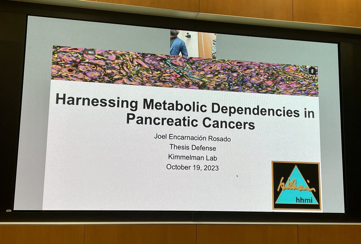 Koelina Ganguly (@koelinag) on Twitter photo Congratulations to Dr. <a href="/JEncarnacion_/">Joel Encarnación-Rosado</a> 🎊🥳
Defending his thesis and getting introduced by our mentor Dr. Kimmelman <a href="/nyulangone/">NYU Langone Health</a>
A dedicated scientist and a gem of a person..really fortunate to have a friend like you! 🥹..can’t still imagine you not being around in the lab! 😖 Congratulations to Dr. <a href="/JEncarnacion_/">Joel Encarnación-Rosado</a> 🎊🥳
Defending his thesis and getting introduced by our mentor Dr. Kimmelman <a href="/nyulangone/">NYU Langone Health</a>
A dedicated scientist and a gem of a person..really fortunate to have a friend like you! 🥹..can’t still imagine you not being around in the lab! 😖