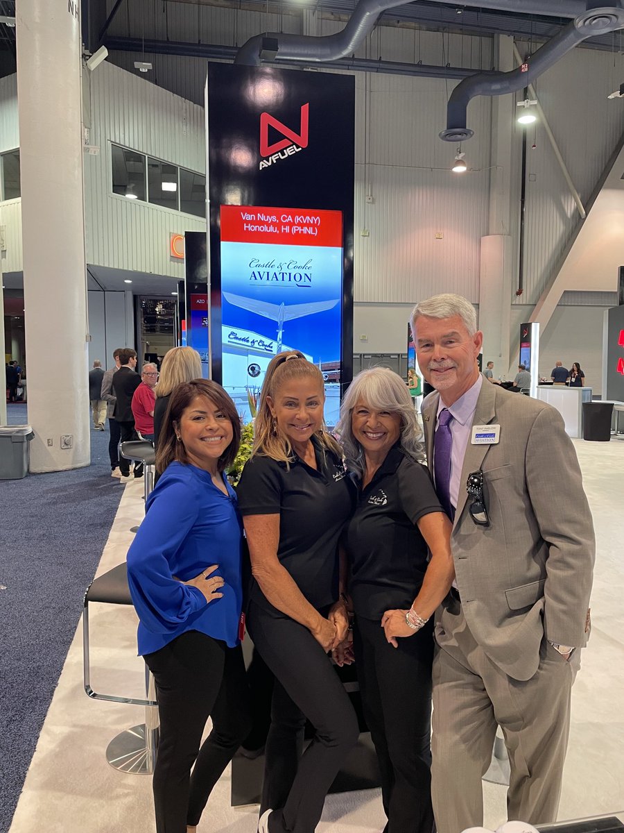 Thank you. Aloha and Mahalo for visiting us at the NBAA BACE conference. #PHNL#KVNY.