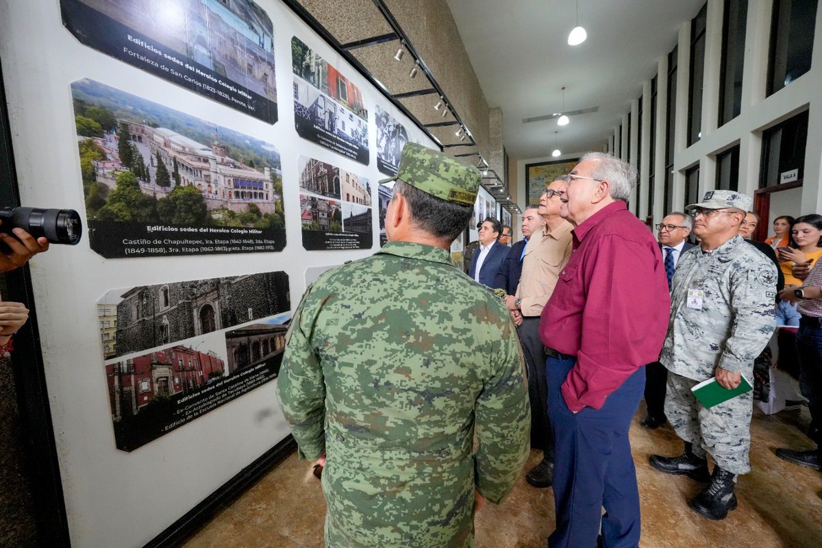 Plasmar los 200 años de historia del Heroico Colegio Militar,  nos permite recordar la valentía de tantas mujeres y hombres que se dedican a la noble labor de defender el pueblo de México. Nuestro agradecimiento siempre.