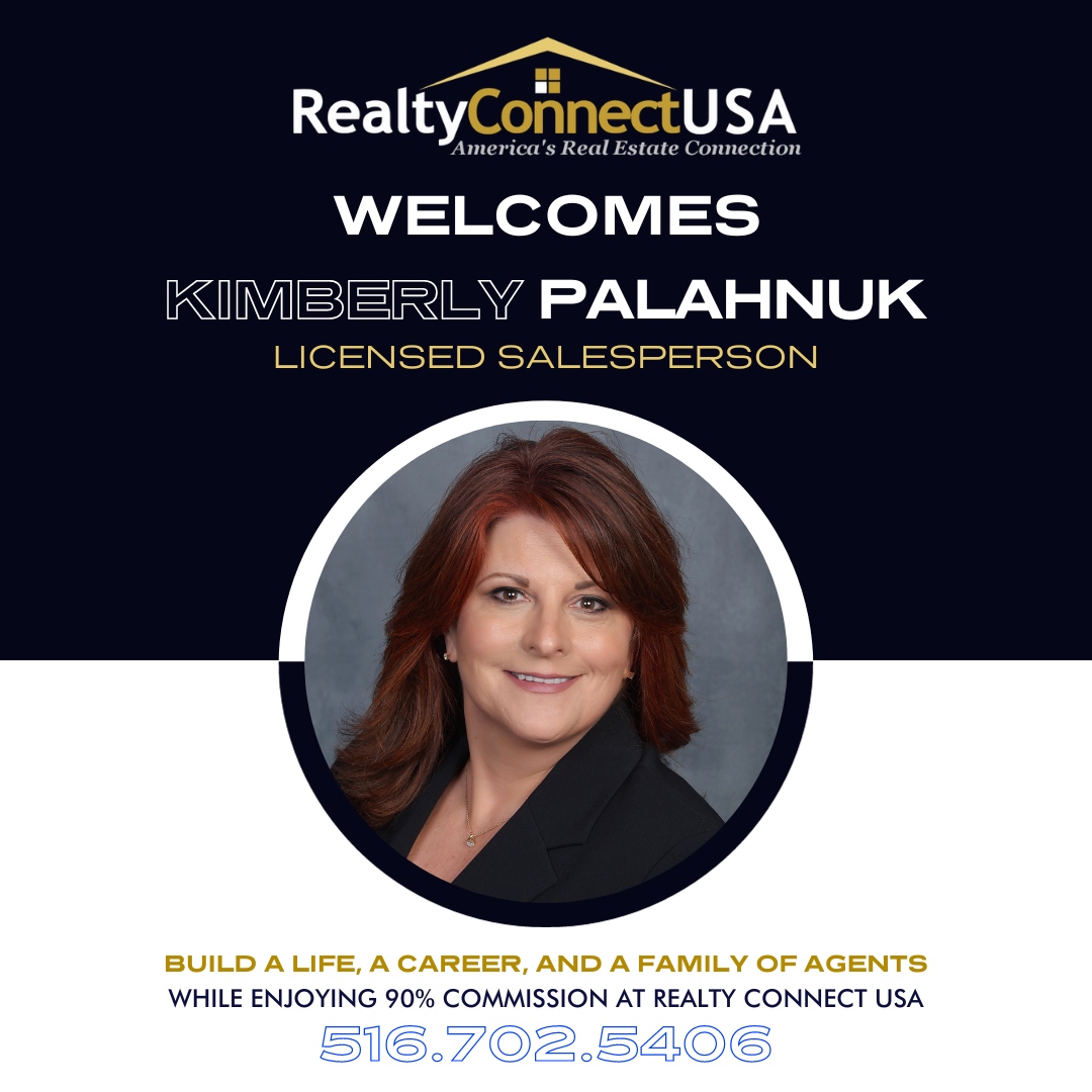 RealtyConnectLI's tweet photo. Please join us in extending a warm welcome to Kimberly Palahnuk, the newest member of our Realty Connect family!⁠
⁠
Kimberly Palahnuk, Licensed Salesperson⁠
☎️ Office: 631.590.7446⁠
📲 Cell: 631.807.4024 https://t.co/Jcb6jBDftI